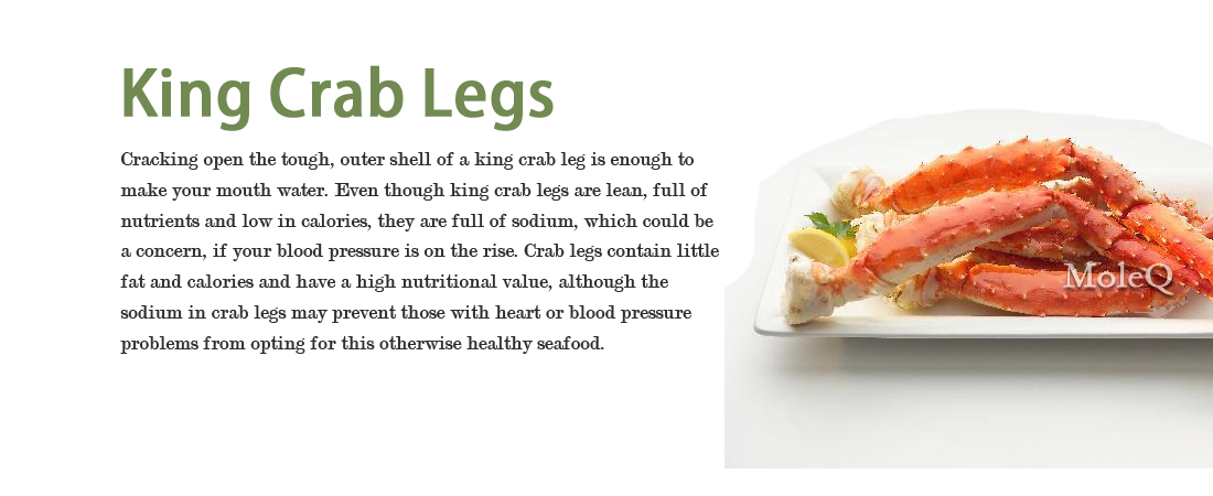 King Crab Legs – Moleq Inc. – Food Information